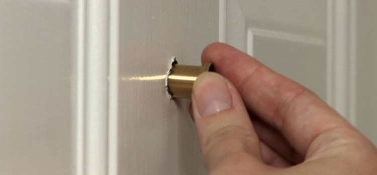 peephole door repair in Westchase